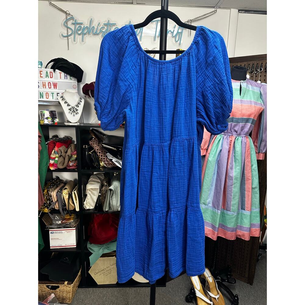 321-Old Navy 100% Cotton Dress Size XXL / PTP 26" - Picture 3 of 4